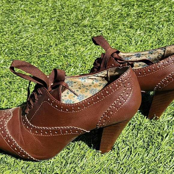 American Eagle brown leather shoes Size 7 - Picture 6 of 9